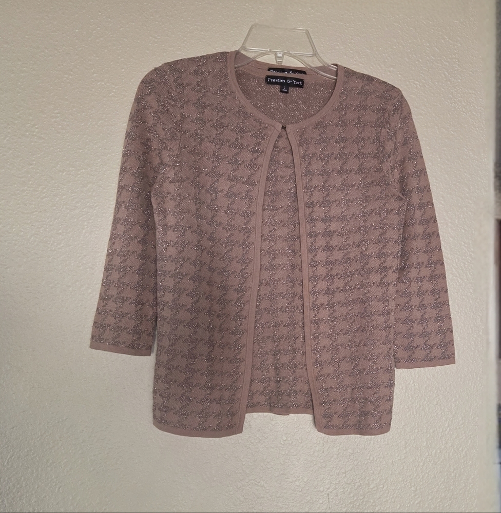 Preston & York Women's 2PC Cardigan Sweater Set